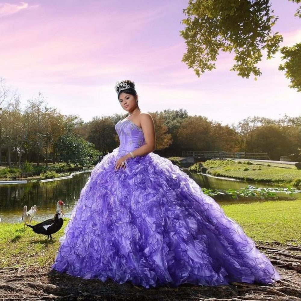 Quinceanera dress or Sweet sixteen dress, lavander/purple
